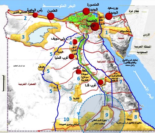 الرؤية التنموية لبوابة مصر الجنوبية