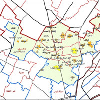 الخريطة العمرانية لمحافظة الشرقية