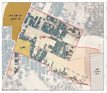 الخريطة العمرانية لمركز الفرافرة – محافظة الوادي الجديد